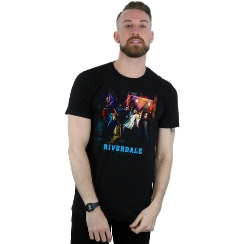 textil Hombre Camisetas manga larga Riverdale Diner Booth Negro