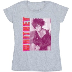 textil Mujer Camisetas manga larga Whitney Houston WHITNEY Pose Gris