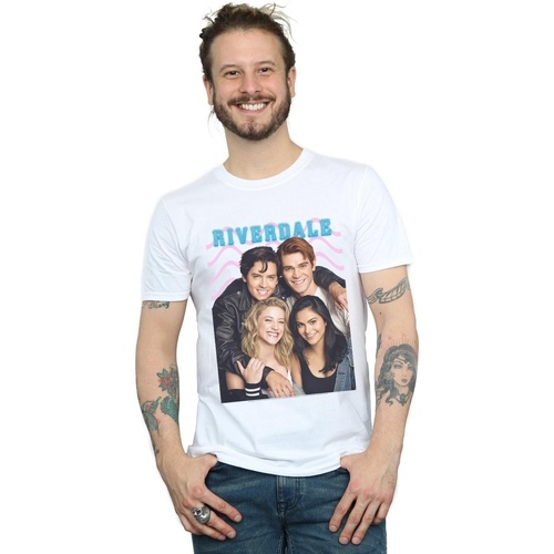 textil Hombre Camisetas manga larga Riverdale Group Photo Blanco