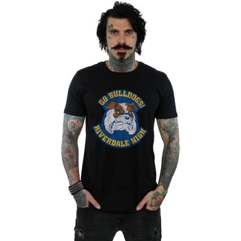 textil Hombre Camisetas manga larga Riverdale High Bulldogs Negro