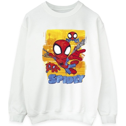 textil Hombre Sudaderas Marvel Spidey And His Amazing Friends Flying Blanco