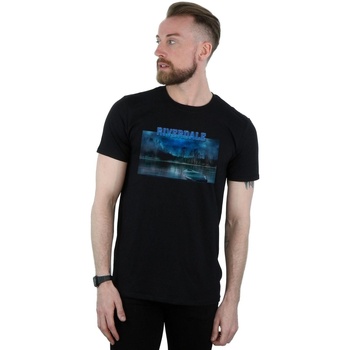 textil Hombre Camisetas manga larga Riverdale Boat Logo Negro