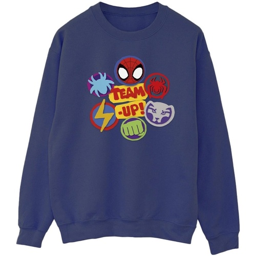 textil Hombre Sudaderas Marvel Spidey And His Amazing Friends Team Up Azul