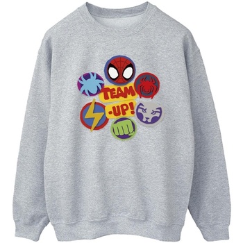textil Hombre Sudaderas Marvel Spidey And His Amazing Friends Team Up Gris