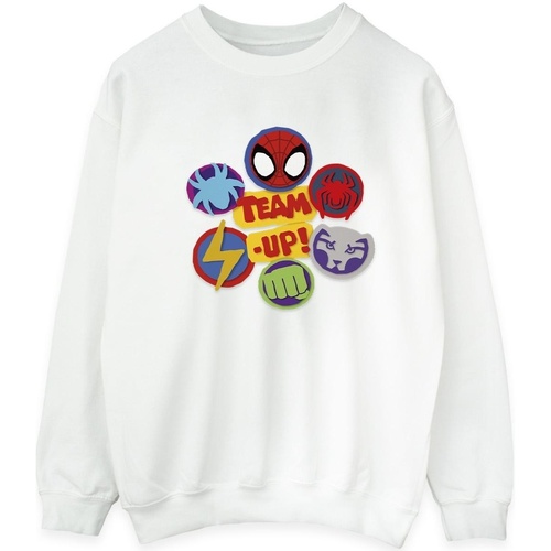 textil Hombre Sudaderas Marvel Spidey And His Amazing Friends Team Up Blanco