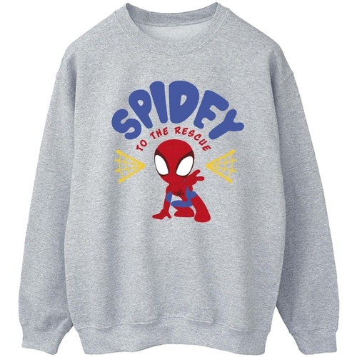 textil Hombre Sudaderas Marvel Spidey And His Amazing Friends Rescue Gris