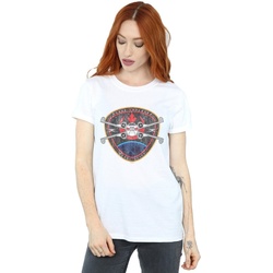 textil Mujer Camisetas manga larga Disney Rebel Elite Badge Blanco