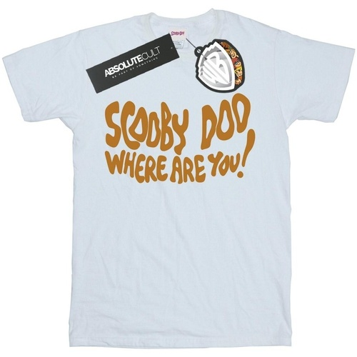 textil Hombre Camisetas manga larga Scooby Doo Where Are You Spooky Blanco