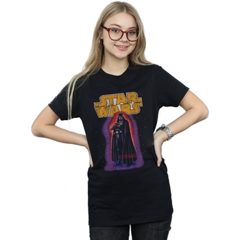 textil Mujer Camisetas manga larga Disney Darth Vader Vintage Negro