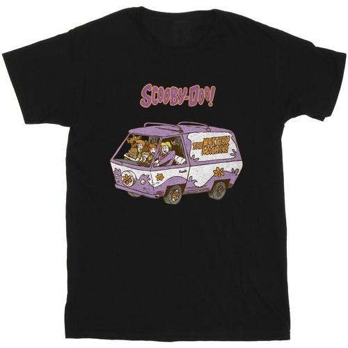 textil Hombre Camisetas manga larga Scooby Doo Mystery Machine Van Negro