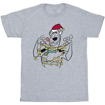 textil Hombre Camisetas manga larga Scooby Doo Christmas Bells Gris