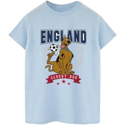textil Hombre Camisetas manga larga Scooby Doo England Football Azul