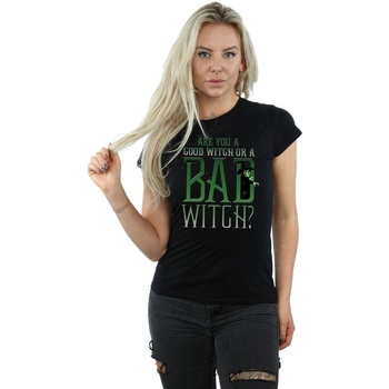 textil Mujer Camisetas manga larga The Wizard Of Oz Good Witch Bad Witch Negro