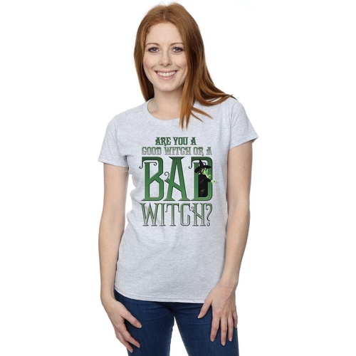 textil Mujer Camisetas manga larga The Wizard Of Oz Good Witch Bad Witch Gris
