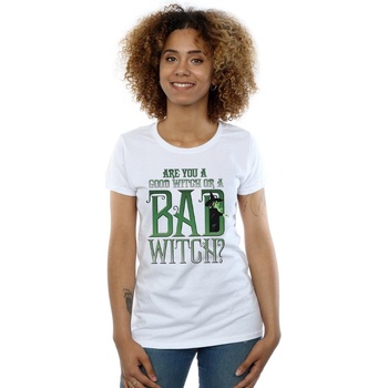 textil Mujer Camisetas manga larga The Wizard Of Oz Good Witch Bad Witch Blanco
