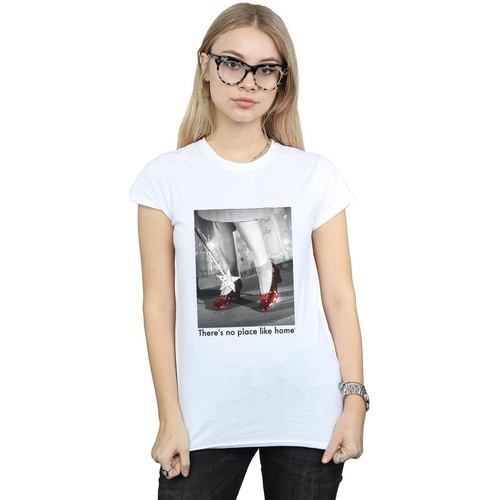 textil Mujer Camisetas manga larga The Wizard Of Oz Ruby Slippers Photo Blanco