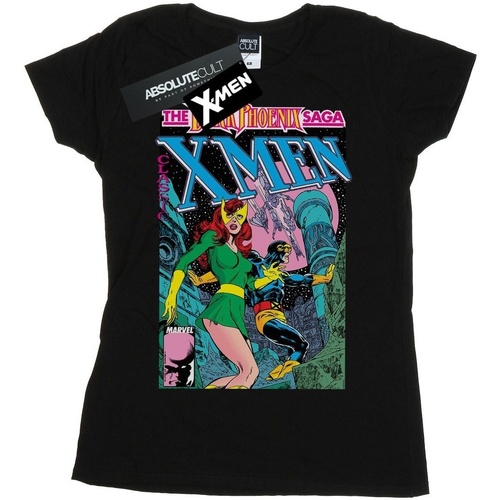 textil Mujer Camisetas manga larga Marvel X-Men The Dark Phoenix Saga Negro