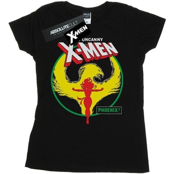 textil Mujer Camisetas manga larga Marvel X-Men Phoenix Circle Negro