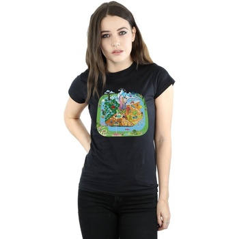 textil Mujer Camisetas manga larga Disney Zootropolis City Negro
