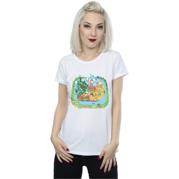 textil Mujer Camisetas manga larga Disney Zootropolis City Blanco