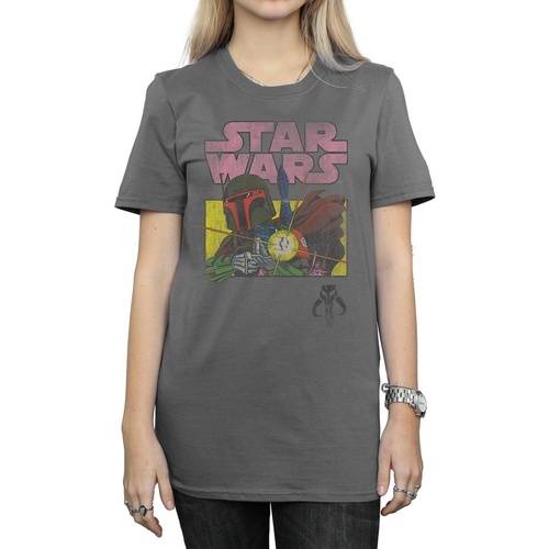 textil Mujer Camisetas manga larga Disney Comic Strip Luke And Vader Multicolor