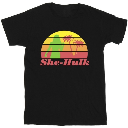 textil Hombre Camisetas manga larga Marvel She-Hulk: Attorney At Law Sunset Flex Negro