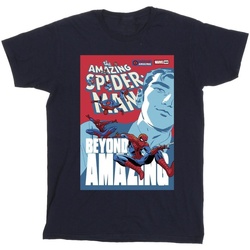 textil Hombre Camisetas manga larga Marvel Spider-Man Beyond Amazing Cover Azul
