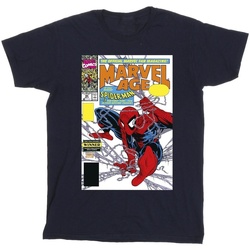 textil Hombre Camisetas manga larga Marvel Spider-Man  Age Comic Cover Azul