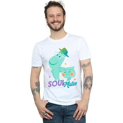 textil Hombre Camisetas manga larga Disney Soul Joe And 22 Soulmates Blanco