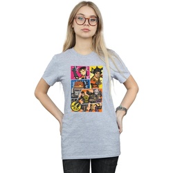 textil Mujer Camisetas manga larga Disney Rebels Comic Strip Gris