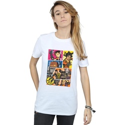 textil Mujer Camisetas manga larga Disney Rebels Comic Strip Blanco
