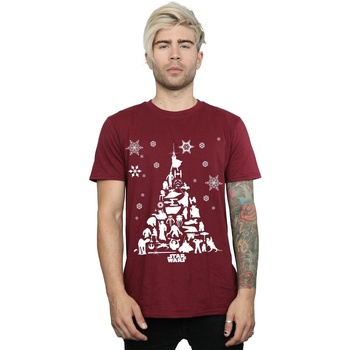 textil Hombre Camisetas manga larga Disney Christmas Tree Multicolor