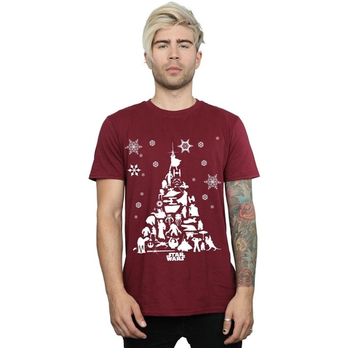 textil Hombre Camisetas manga larga Disney Christmas Tree Multicolor