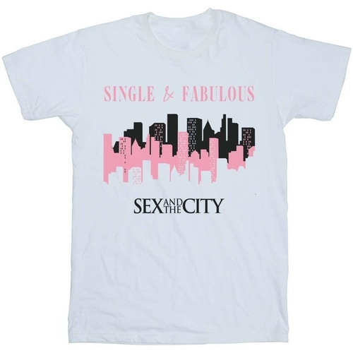 textil Mujer Camisetas manga larga Sex And The City Happy Galentine's Day Blanco