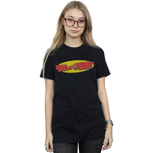 textil Mujer Camisetas manga larga Dessins Animés Inline Logo Negro