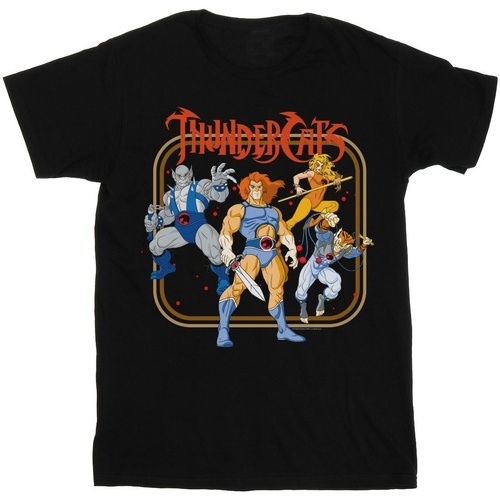textil Mujer Camisetas manga larga Thundercats Group Frame Negro