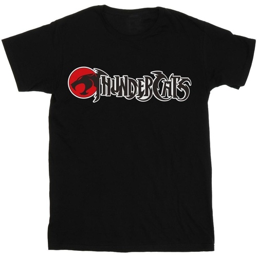 textil Mujer Camisetas manga larga Thundercats Classic Logo Negro