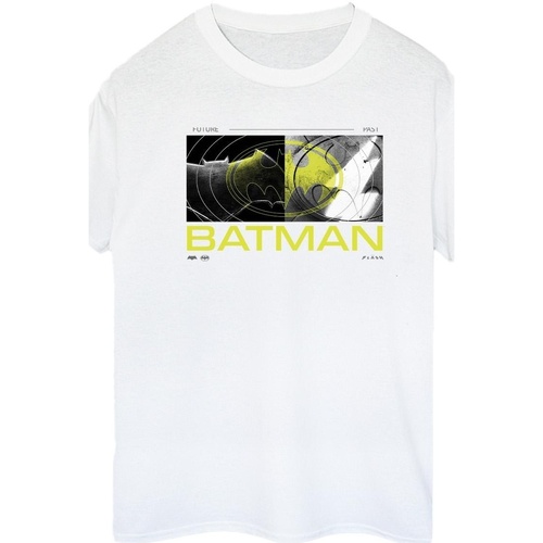 textil Mujer Camisetas manga larga Dc Comics The Flash Batman Future To Past Blanco