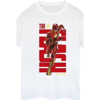 textil Mujer Camisetas manga larga Dc Comics The Flash Dash Blanco
