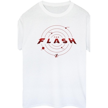textil Mujer Camisetas manga larga Dc Comics The Flash Multiverse Rings Blanco
