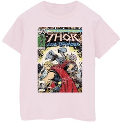 textil Mujer Camisetas manga larga Marvel Thor Love And Thunder Vintage Poster Rojo