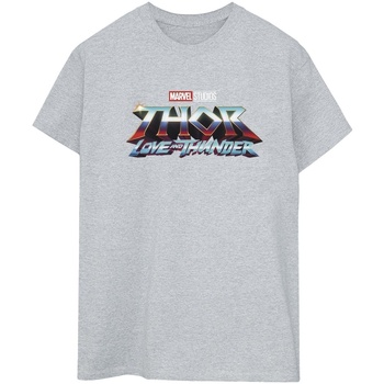 Marvel Thor Love And Thunder Logo Gris