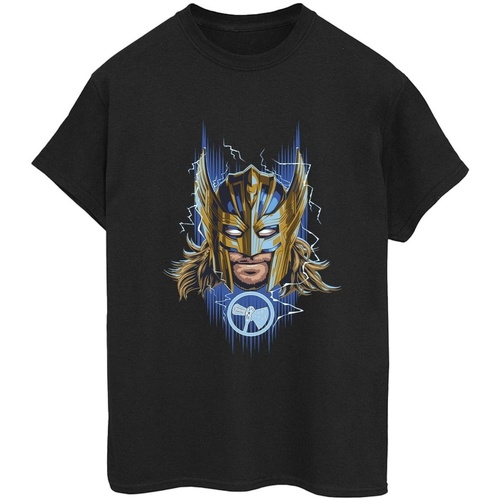 textil Mujer Camisetas manga larga Marvel Thor Love And Thunder Mask Negro