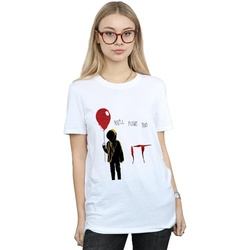 textil Mujer Camisetas manga larga It Georgie Float Blanco