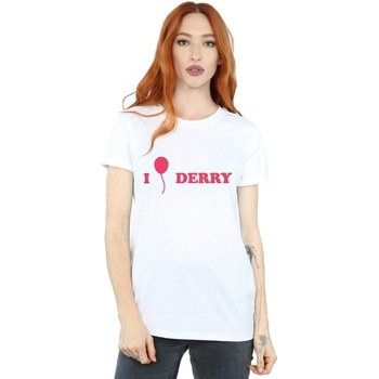 textil Mujer Camisetas manga larga It Chapter 2 Derry Balloon Blanco