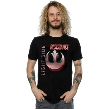 textil Hombre Camisetas manga larga Disney The Last Jedi Light Side Negro