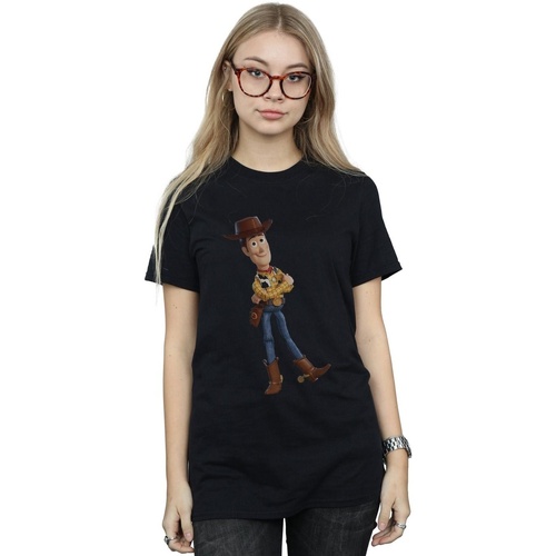 textil Mujer Camisetas manga larga Disney Toy Story 4 Sherrif Woody Negro