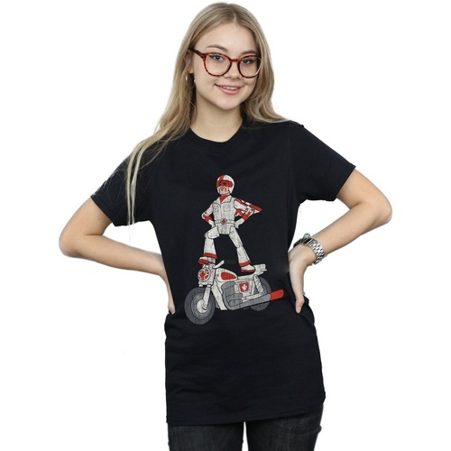 textil Mujer Camisetas manga larga Disney Toy Story 4 Duke Caboom Pose Negro