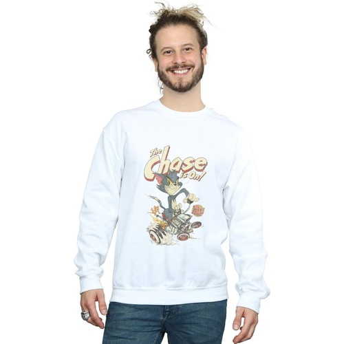 textil Hombre Sudaderas Dessins Animés The Chase Is On Blanco