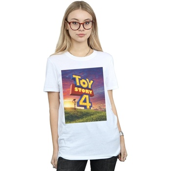 textil Mujer Camisetas manga larga Disney Toy Story 4 We Are Back Blanco